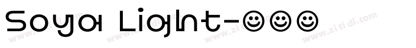 Soya Light字体转换